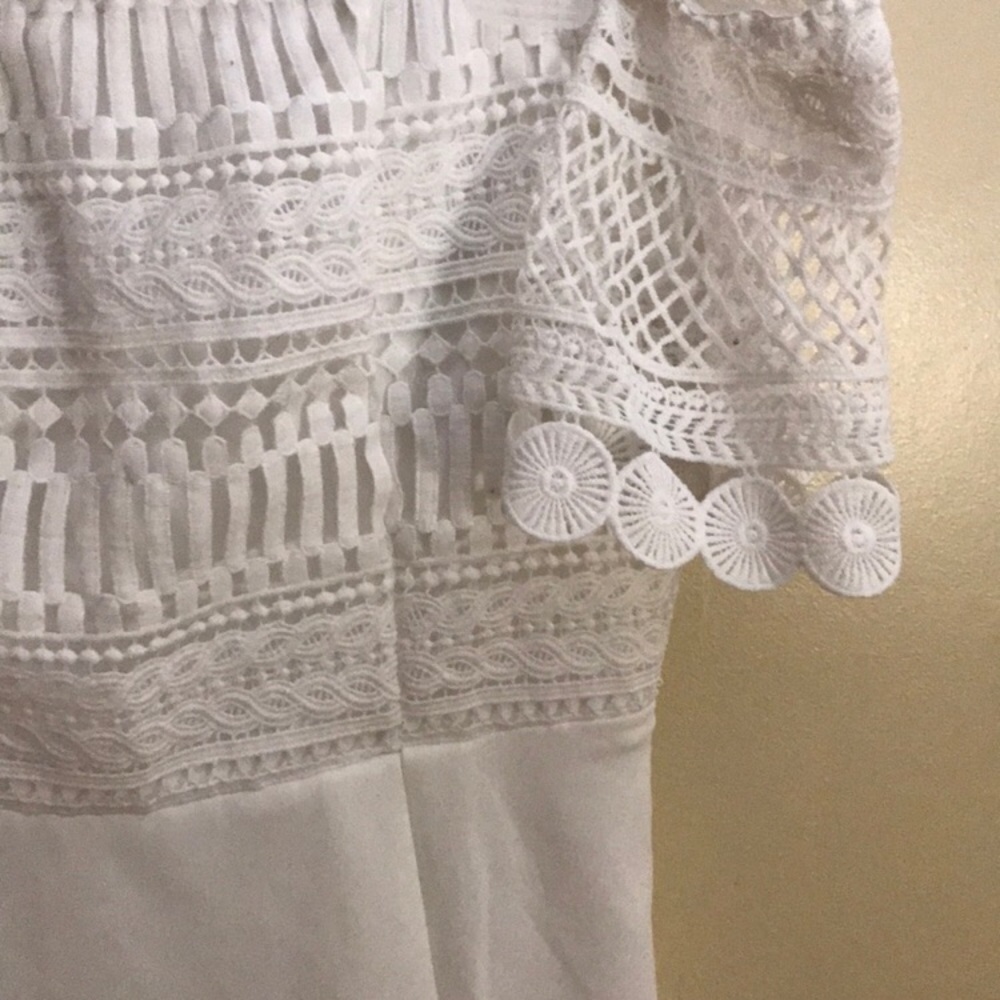 white off the shoulder dress
